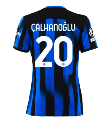 Inter Milan Hakan Calhanoglu #20 Hemmatröja Kvinnor 2023-24 Kortärmad